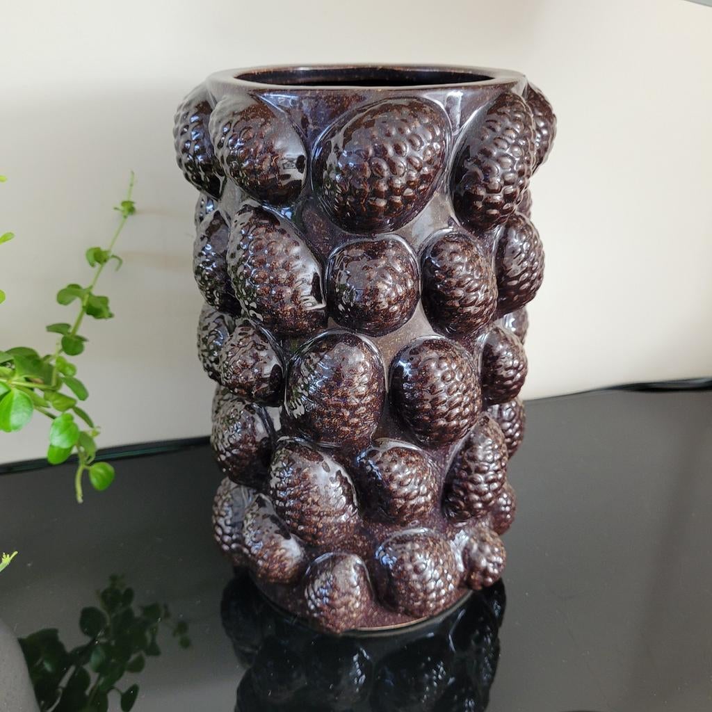 Moderne fruitvaas, Overige kleuren, Aardewerk of Porselein, Ophalen of Verzenden, Zo goed als nieuw