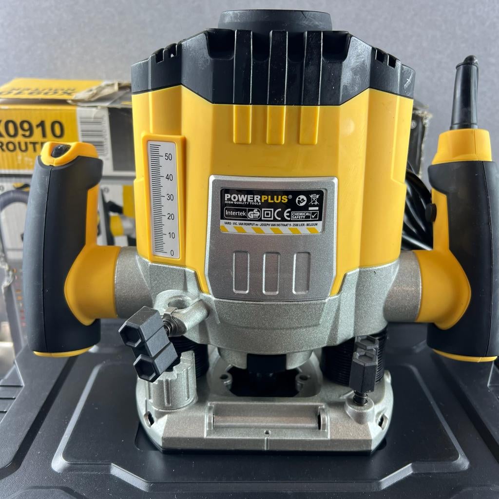 Powerplus X0910 Bovenfrees in koffer | Nieuw | 408303, Ophalen of Verzenden, Gebruikt, Elektrisch, Bovenfrees