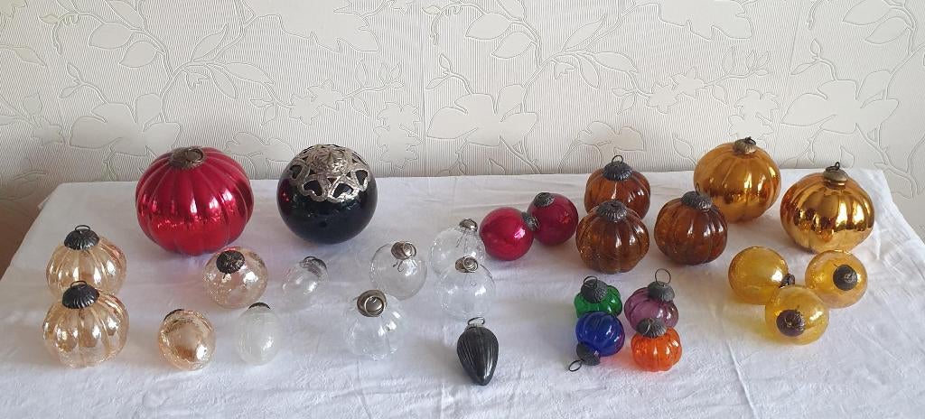 te koop: glazen heksenballen diverse maten en kleuren, Ophalen of Verzenden