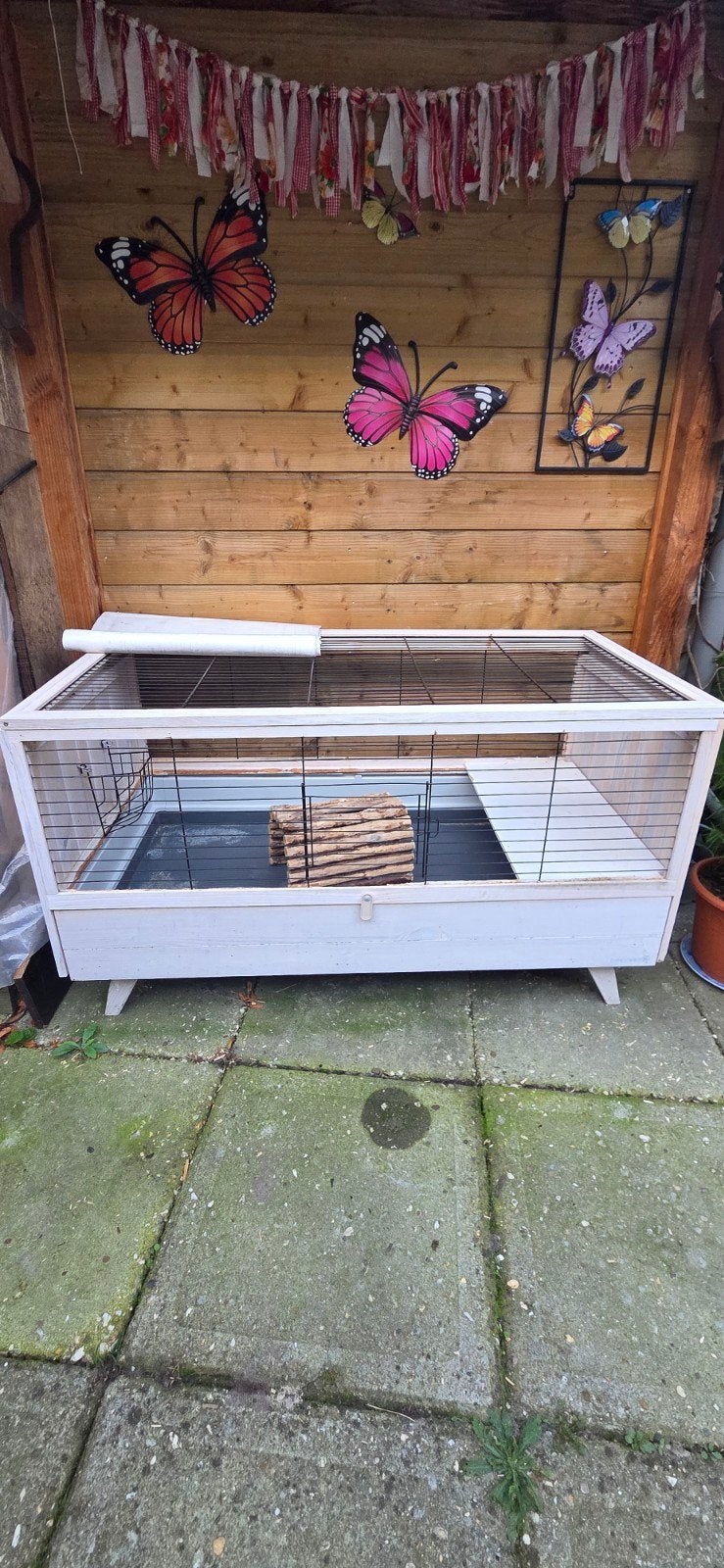 beeztees alby konijnenhok binnen hok cavia konijn, Ophalen, Gebruikt, 60 tot 90 cm, Cavia