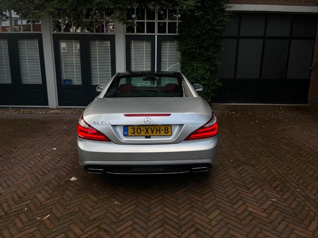 MERCEDES-BENZ SL500 EDITION 1 AIRSCARF | DESIGNO | DISTRONIC, Auto's, Euro 5, 8 cilinders, Cabriolet, Verwarmde buitenspiegels