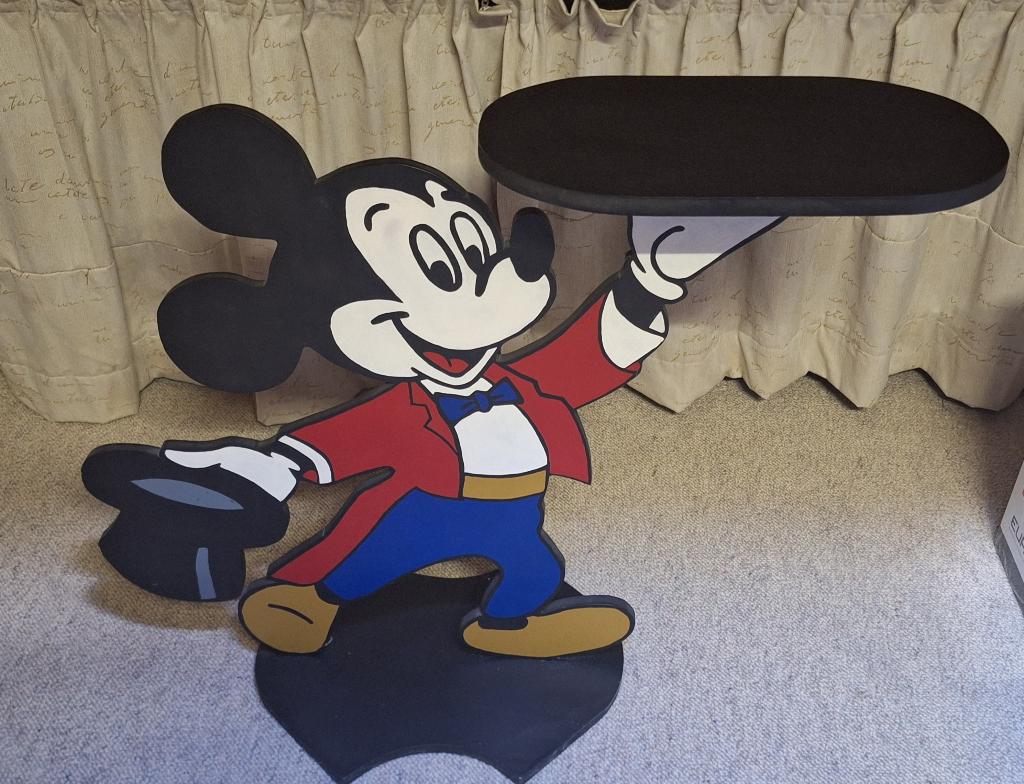 Disney Mickey Mouse figuur met plateau, Ophalen, Overige figuren, Beeldje of Figuurtje