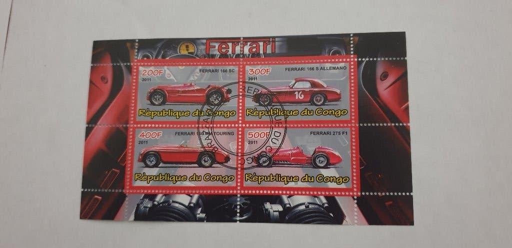 5525 congo ferrari   .. 275 F1 - 166 s allemano - 166 sc, Verzenden, Overige landen