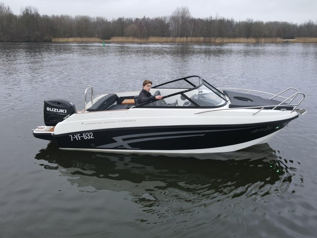 Prins 580 Cabin + 175pk Suzuki 2021, 6 m, Gebruikt, Polyester, Benzine