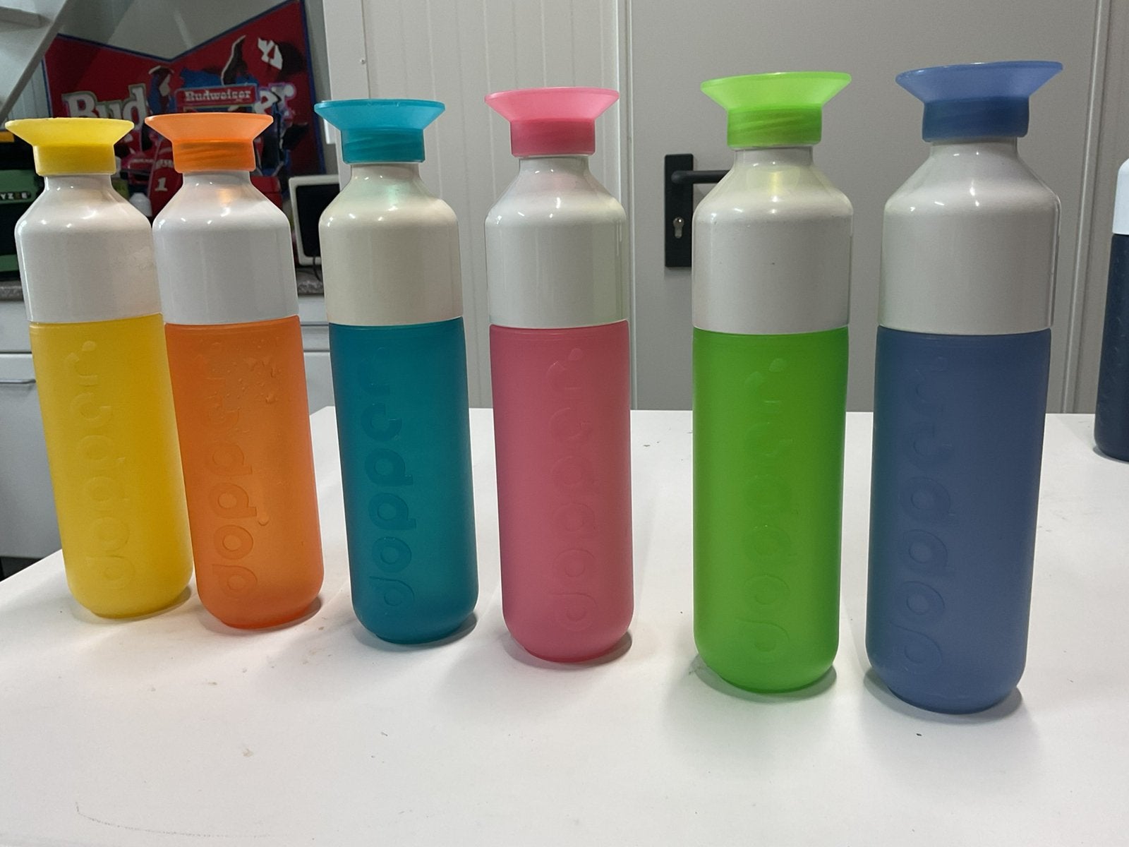 Doppers als nieuw diverse kleuren zonder reclame, Ophalen, Zo goed als nieuw
