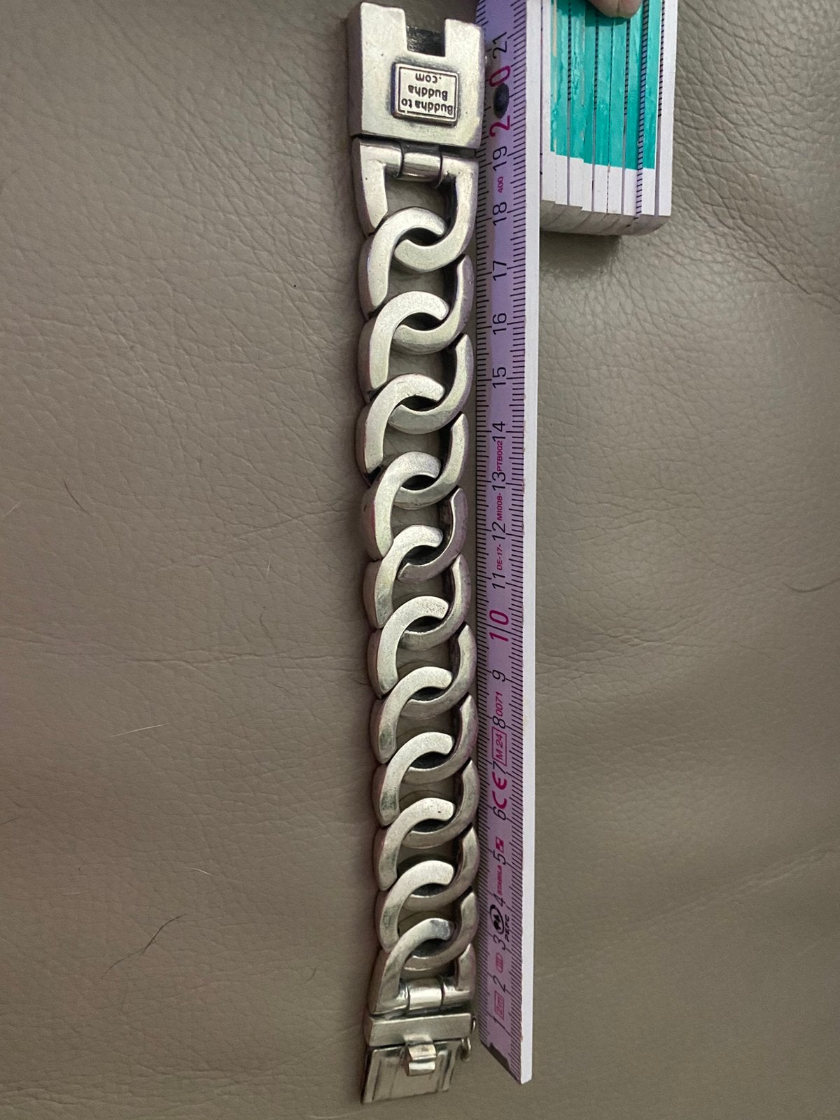 Buddha to buddha armband maat 21, Ophalen of Verzenden, Gebruikt, Zilver, Zilver