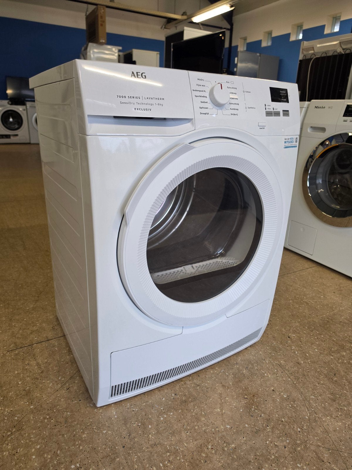 AEG 7000 Series warmtepompdroger | 8 kilo | Gratis thuis 🚚✅, Witgoed en Apparatuur, AEG, Jirnsum, Anti-kreukfase, Overige typen