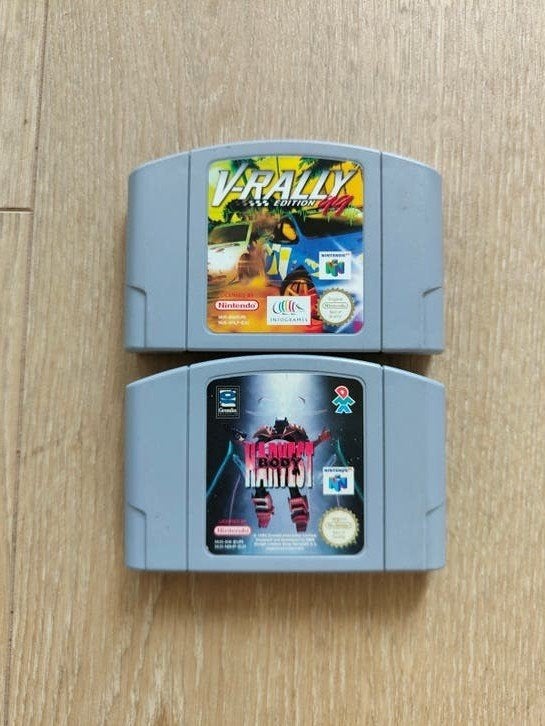 V-Rally edition 99 en Body Harvest voor Nintendo N64, 1 speler, Racen en Vliegen, Ophalen of Verzenden, Zo goed als nieuw
