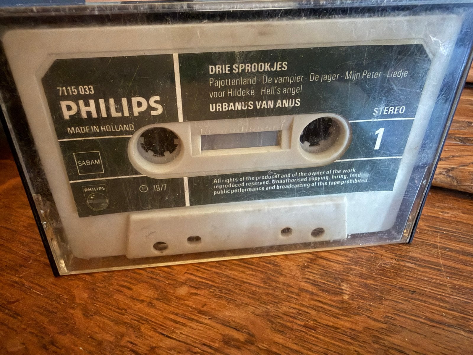 Philips Cassettebandje - Urbanus van Anus - Drie Sprookjes, 1 bandje, Ophalen of Verzenden, Zo goed als nieuw, Origineel