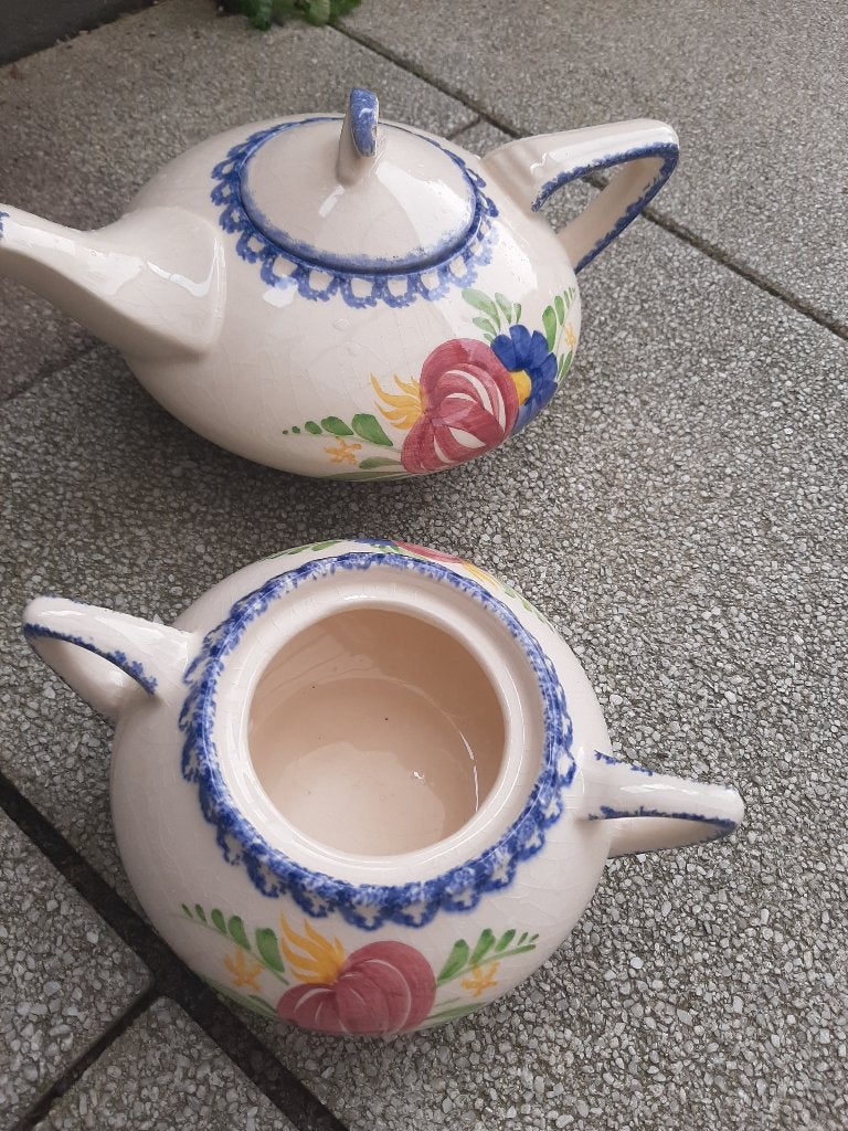 Theepot +suikerpot Gisela, Huis en Inrichting, Ophalen of Verzenden, Porselein, Overige stijlen, Overige typen