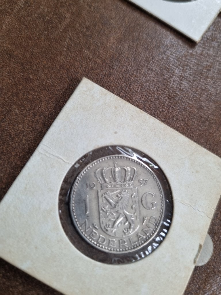 Munt, 1 gulden, Koningin Juliana, Zilver, Ophalen of Verzenden