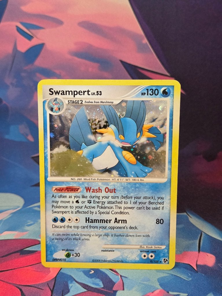 Swampert 9/106 Holo, Ophalen of Verzenden, Zo goed als nieuw