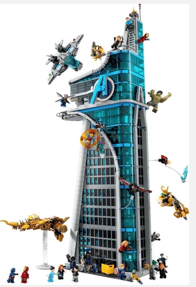 LEGO Marvel Avengers Toren (76166) - Zo goed als nieuw, Ophalen of Verzenden, Zo goed als nieuw, Overige merken