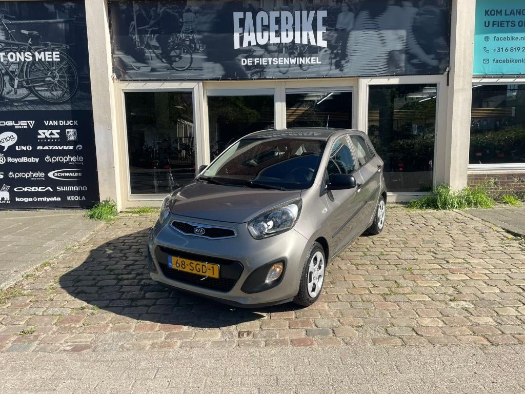 Kia Picanto 1.0 Cvvt 5-DRS 2011 Grijs / 106066 km/Nieuwe APK, Auto's, Kia, Voorwielaandrijving, Stof, USB, Euro 6