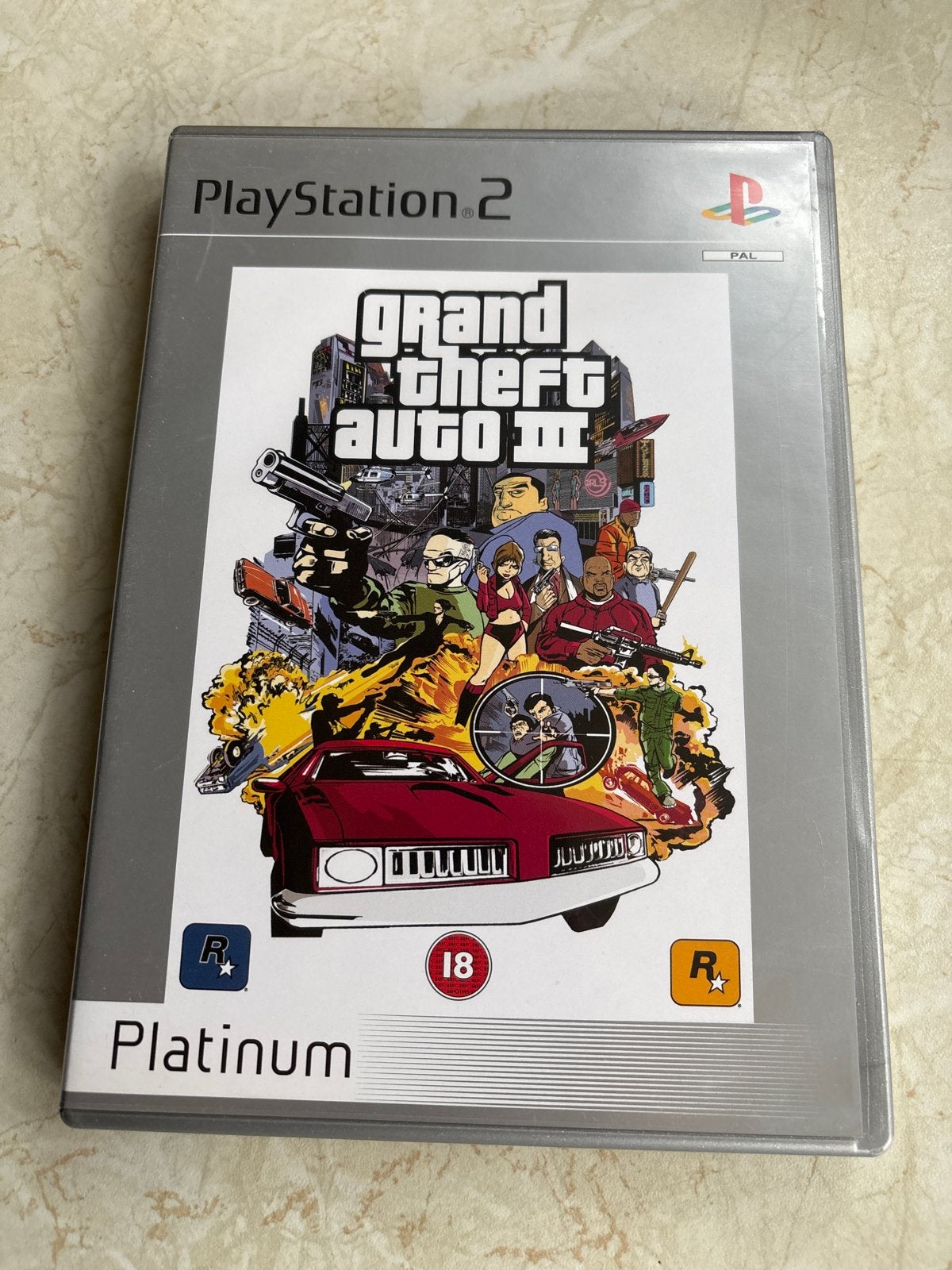 Grand Theft Auto III Platinum Edition PS2, Avontuur en Actie, Gebruikt, Vanaf 18 jaar, 1 speler