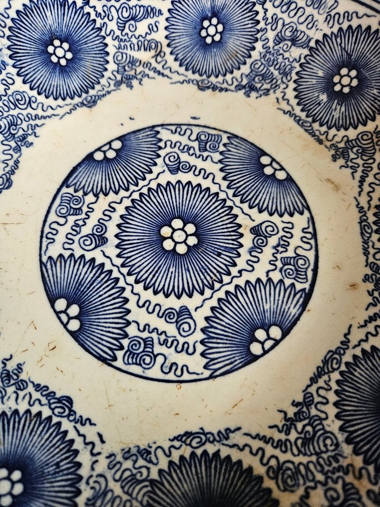 Schaal van Societè Ceramic "Sado " 1860-1880, Ophalen of Verzenden