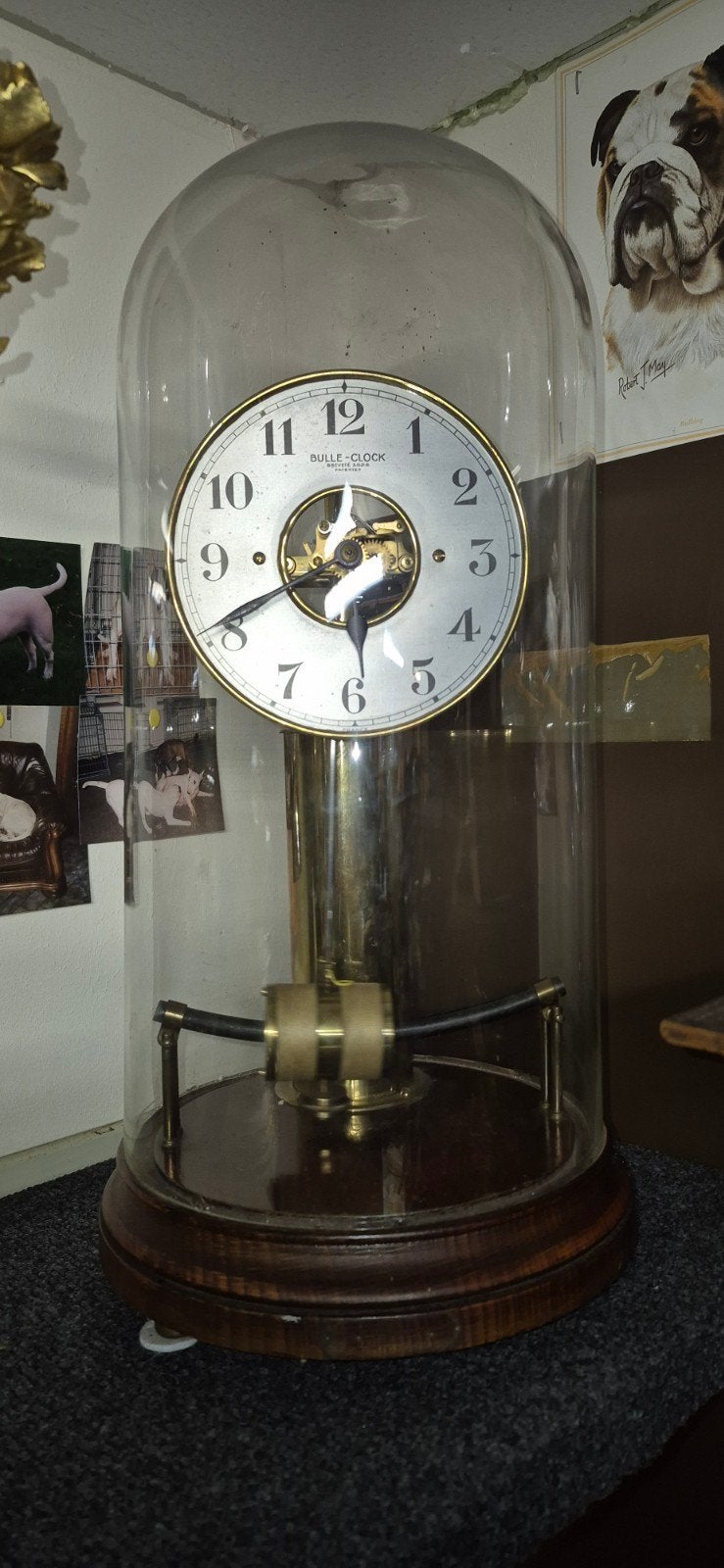 bulle clock loopt prima!, Antiek en Kunst, Antiek | Klokken, Ophalen