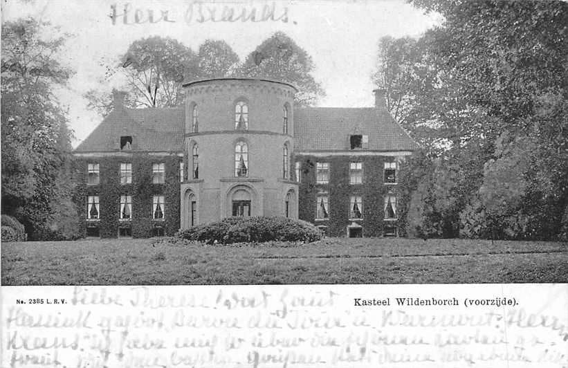 377-392-003 kasteel Wildenborch, Verzenden, Voor 1920, Gelderland