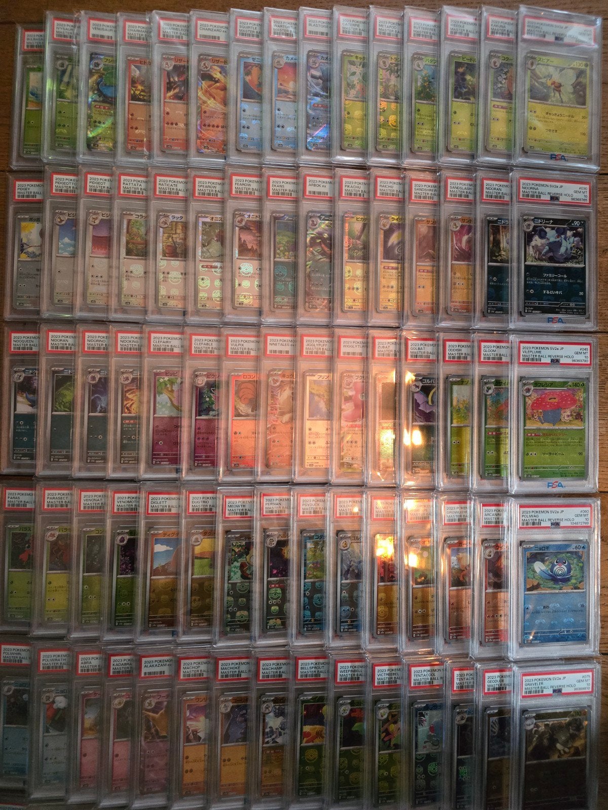 Pokemon 151 Masterball compleet PSA graded JPN, Ophalen of Verzenden