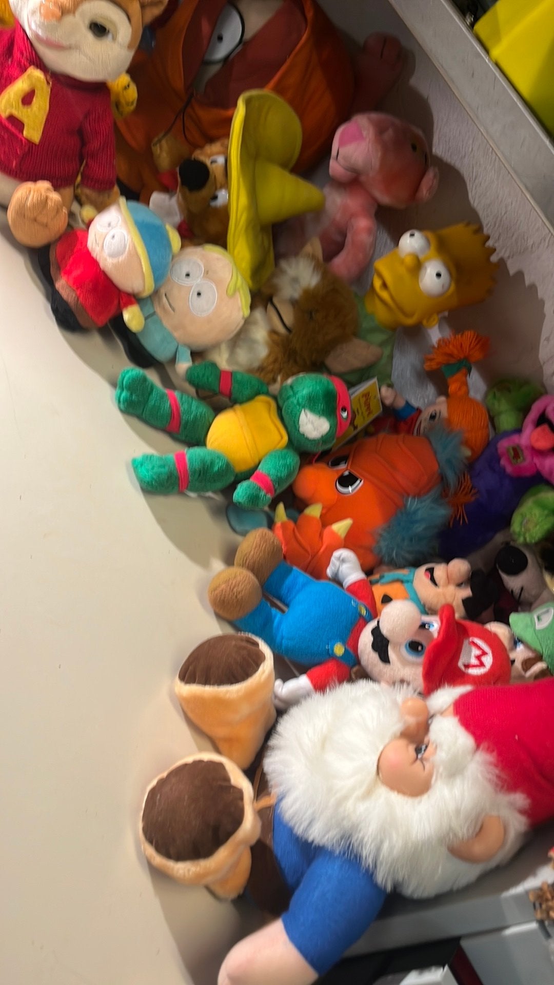 Vintage Cartoons tekenfilm knuffels plush figuren 80’s Toys, Ophalen of Verzenden, Zo goed als nieuw, Overige typen