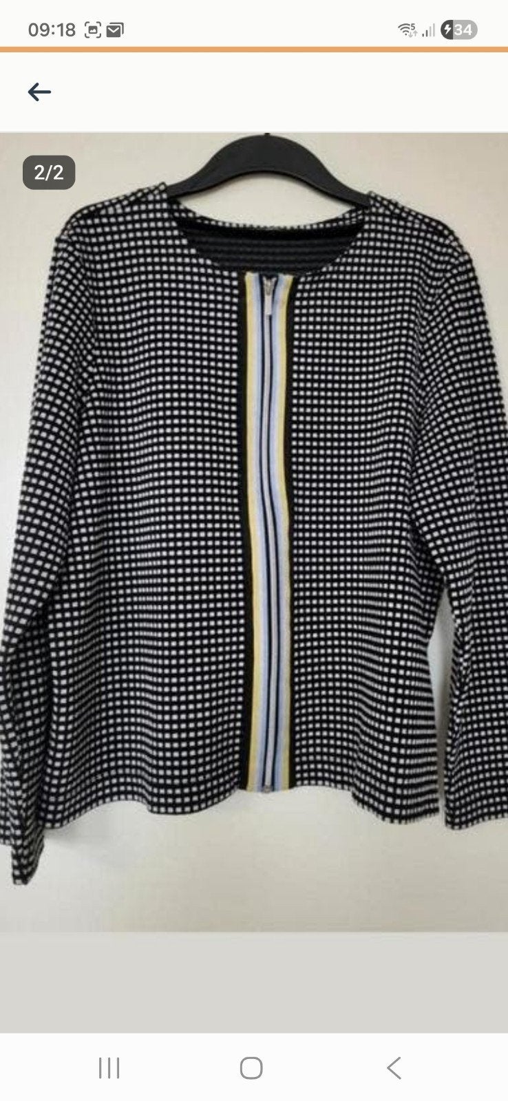 zwart/wit geruit vest/jasje maat 38/40, Kleding | Dames, Ophalen of Verzenden, Zo goed als nieuw, Maat 38/40 (M), Zwart