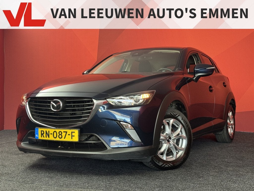 Mazda CX-3 2.0 SkyActiv-G 120 Dynamic | Navi | Stoelverwarmi, Auto's, Mazda, Voorwielaandrijving, 1998 cc, Stof, Gebruikt