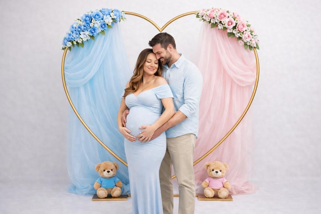 gender reveal backdrop/achtergrond, Ophalen of Verzenden, Nieuw, Geboorte of Huwelijk