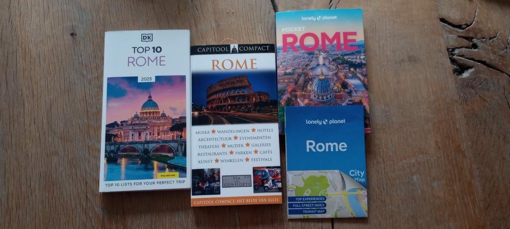 3 reisgidsen Rome, Lonely Planet, Europa, Ophalen of Verzenden, Zo goed als nieuw