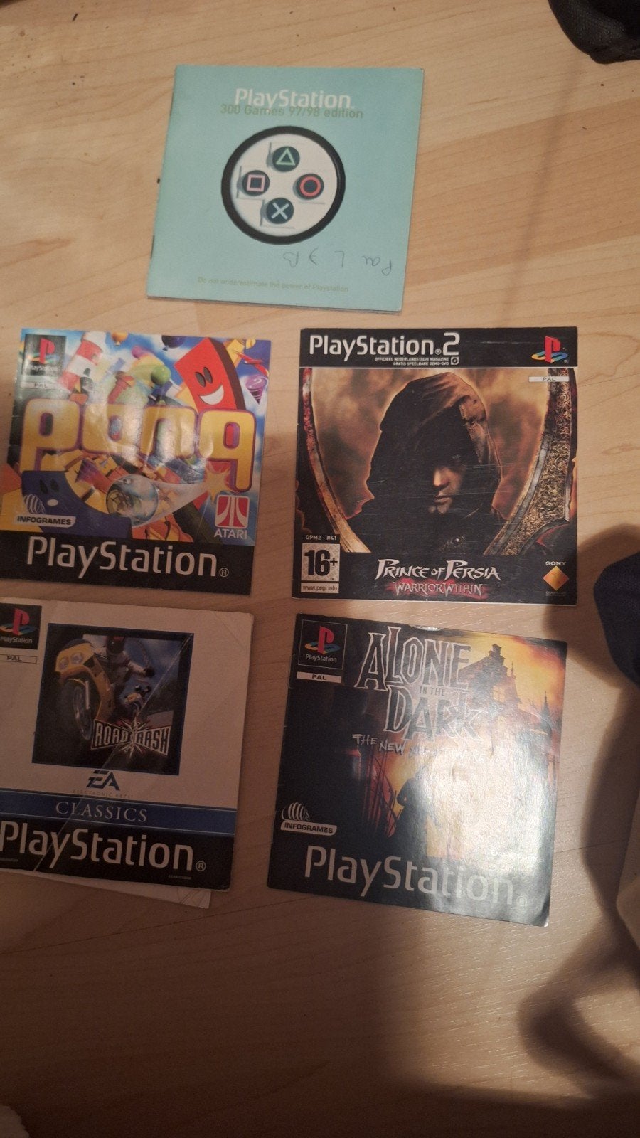 PlayStation Spelboekjes - Prince of Persia, Alone in the, Spelcomputers en Games, Ophalen, Gebruikt, Overige genres