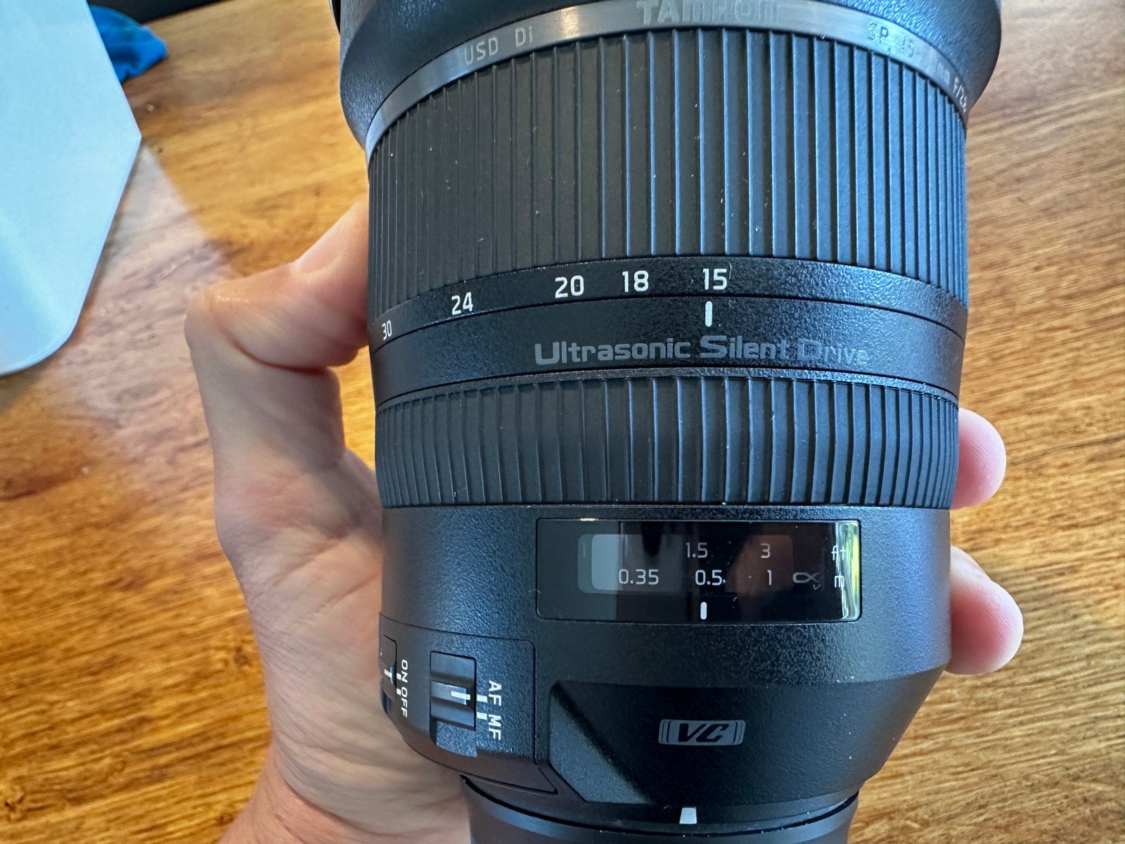 Tamron SP 15-30mm f/2.8 Di VC USD voor Nikon (A012), Ophalen, Gebruikt, Autofocus, Groothoeklens