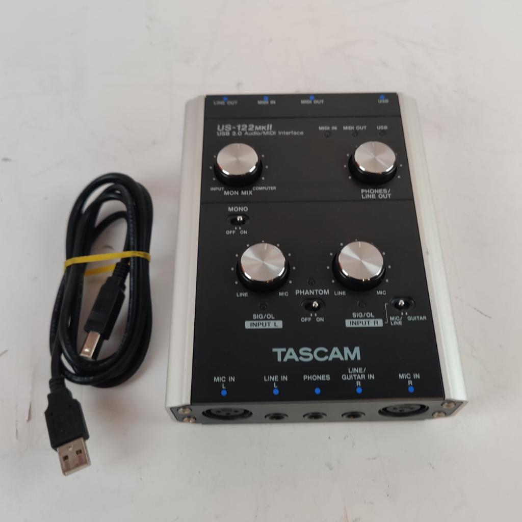 Tascam US-122MKII Audio / Midi Interface || Nu €69.99!, Ophalen of Verzenden, X, X, X