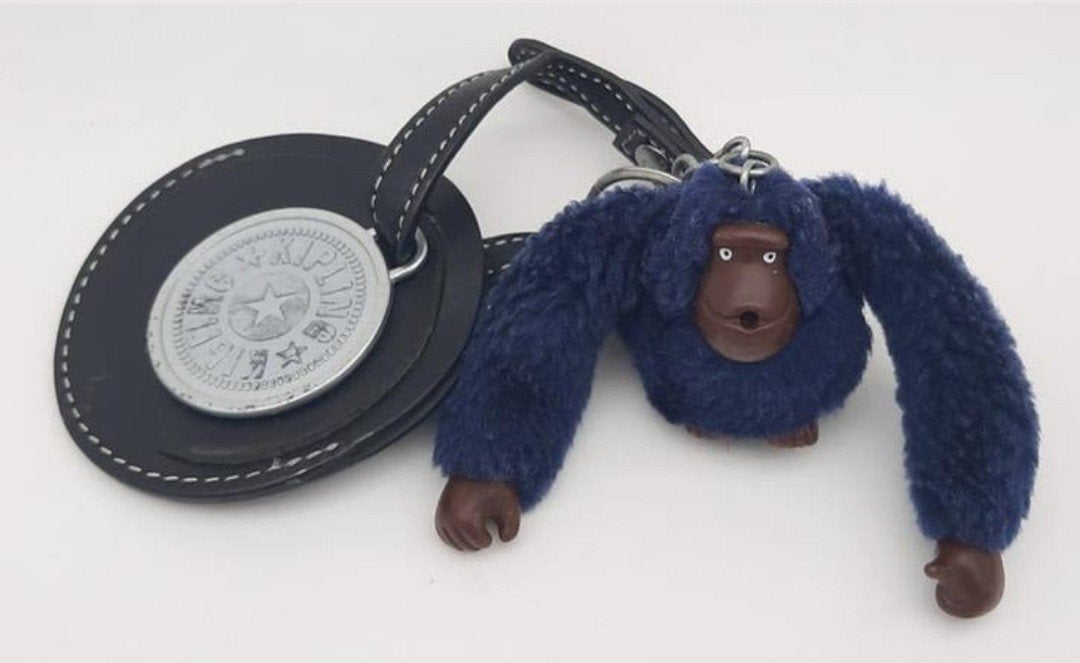 Kipling donkerblauw Aapje Dorothy met gesp sleutelhanger, Verzamelen, Ophalen of Verzenden, Gebruikt