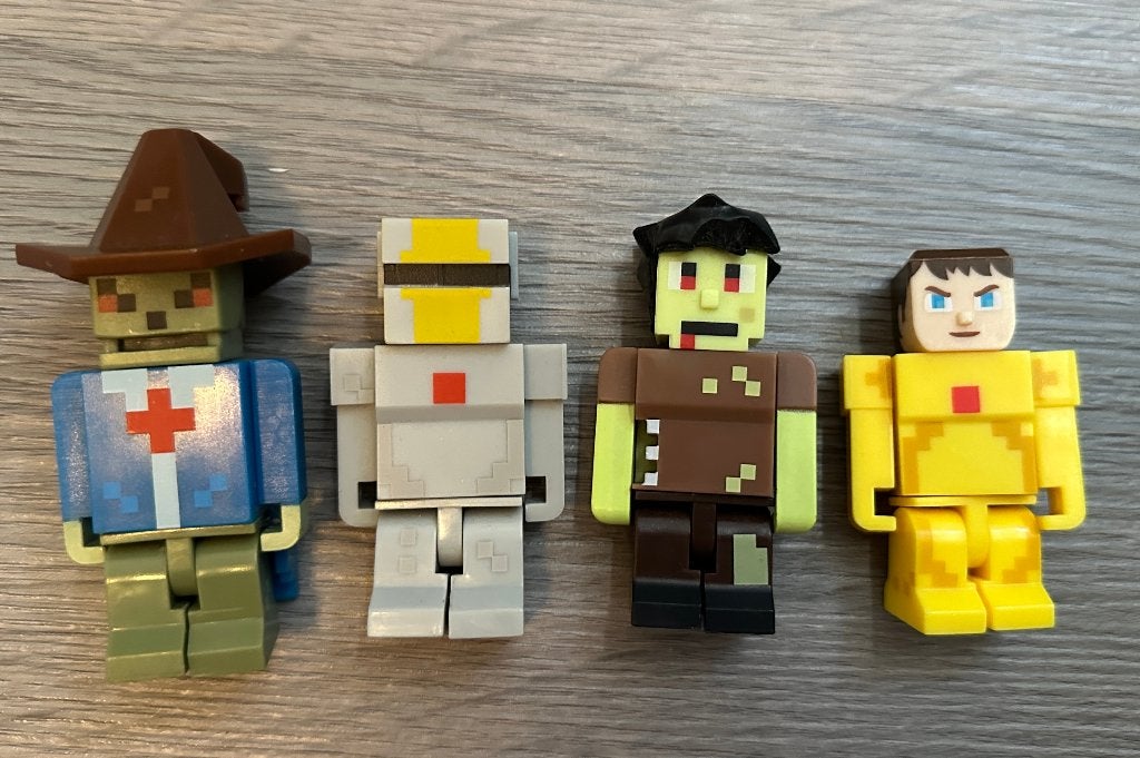 Minecraft Terraria actiefiguren World Action Figures 4 stuks, Ophalen of Verzenden, Nieuw