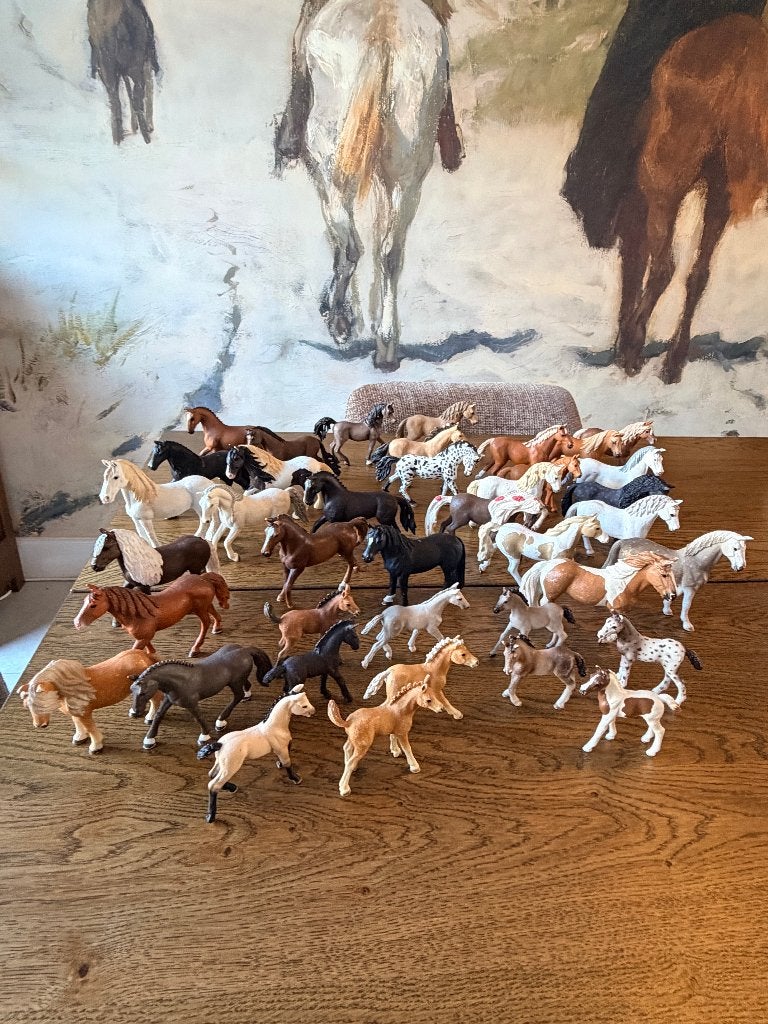 Heel veel Schleich paardjes te koop, Ophalen of Verzenden, Gebruikt, Jongen of Meisje