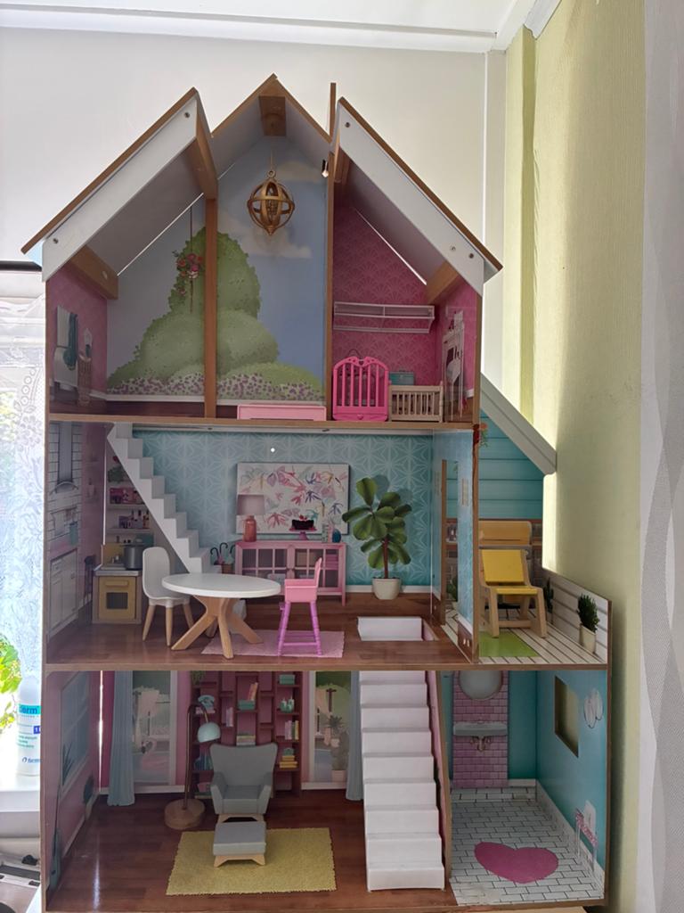 Barbiehuis, Kinderen en Baby's, Speelgoed | Poppenhuizen, Ophalen, Gebruikt, Poppenhuis