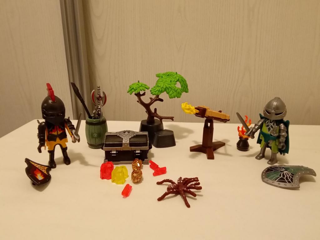 Playmobil 70036 ridder duel compleet, Kinderen en Baby's, Speelgoed | Playmobil, Zo goed als nieuw, Complete set, Ophalen of Verzenden