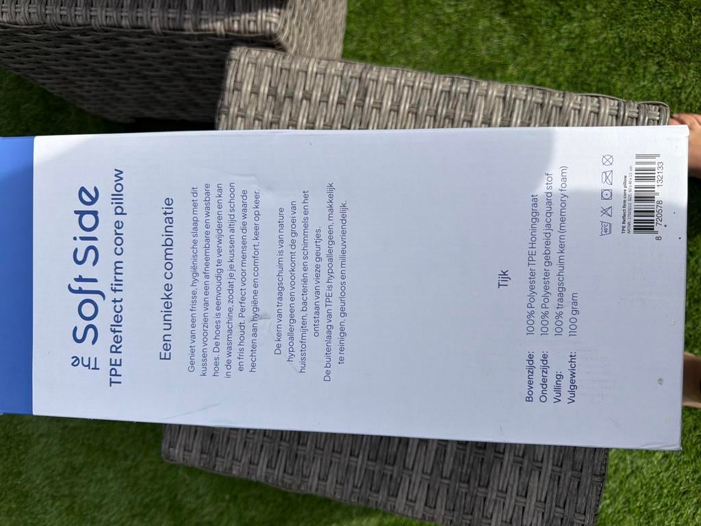 Soft Side TPE Reflect firm core pillow - Nieuw, Eenpersoons, Nieuw, Ophalen of Verzenden, Kussen