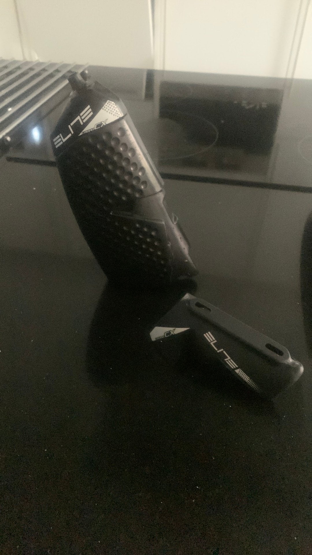 Bidon elite crono Aero, Ophalen