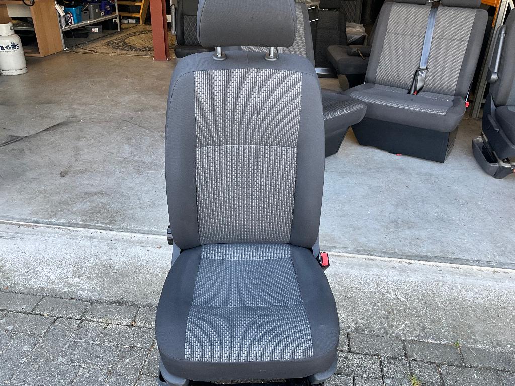 Bijrijdersstoel voor Transporter t5 t6. Stof Bricks, Auto-onderdelen, Ophalen, Gebruikt, Volkswagen