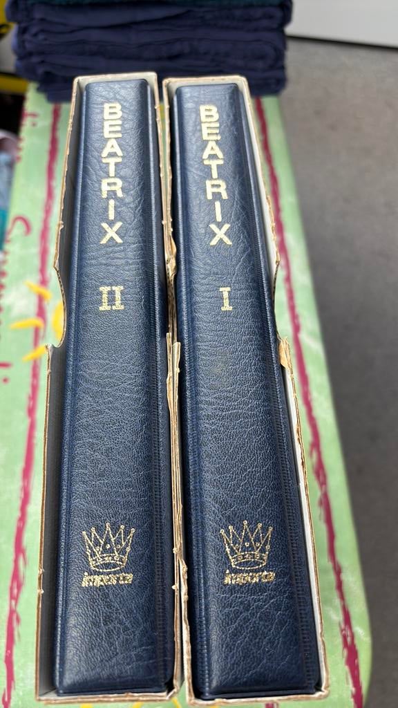 Beatrix munten album deel 1 en 2, Verzenden, Koningin Beatrix, Euro's