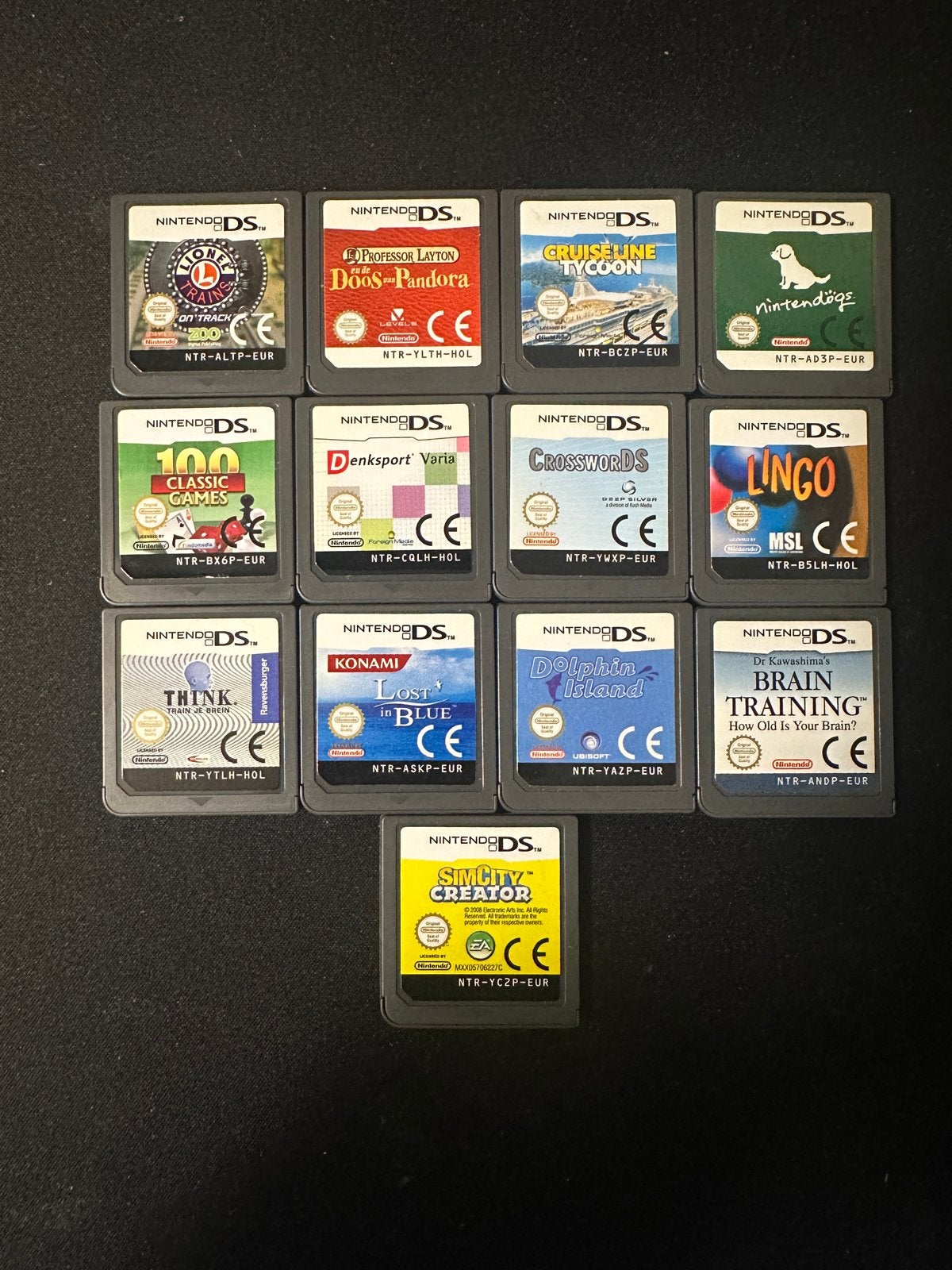 Collectie Nintendo DS games - Diverse genres, Spelcomputers en Games, Gebruikt, Overige genres, 1 speler, Ophalen of Verzenden