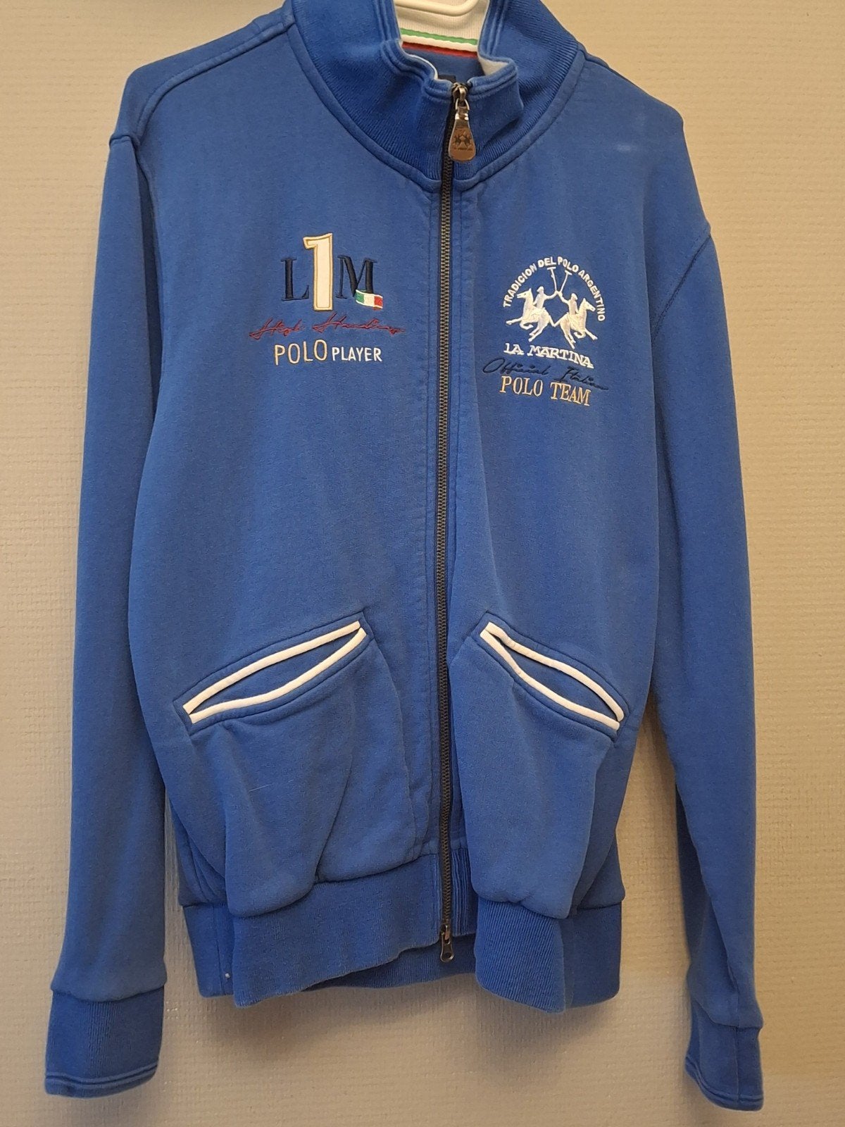 La Martina Polo Player Vest Maat L, Maat 52/54 (L), Blauw, Ophalen of Verzenden, Zo goed als nieuw