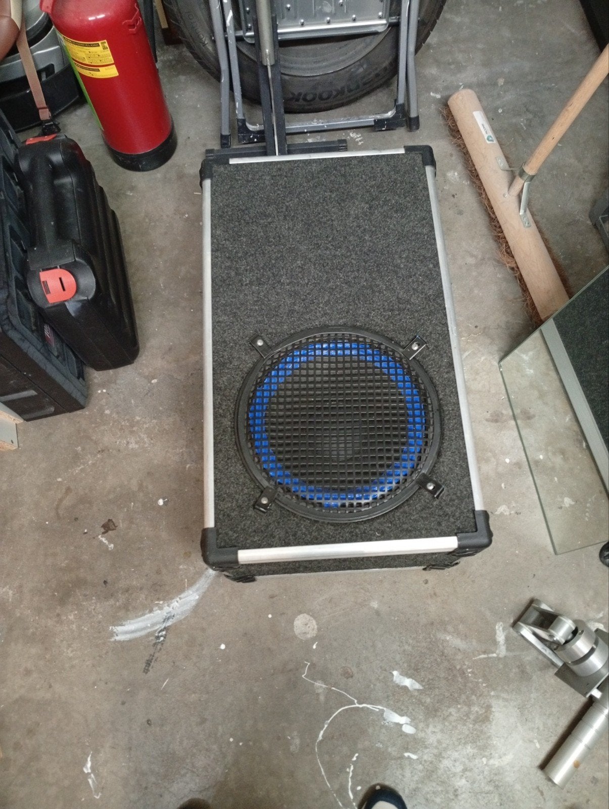 Beyma SM-112 Subwoofer in Flightcase - Krachtig Geluid, Gebruikt, Subwoofer, Basreflex, Ophalen
