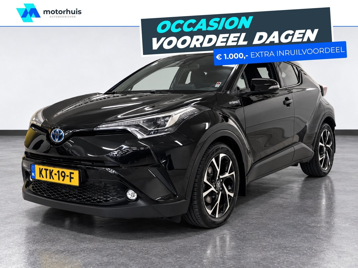 Toyota C-HR 1.8 Hybrid Executive, Auto's, Automaat, Euro 6, 4 cilinders, Zwart