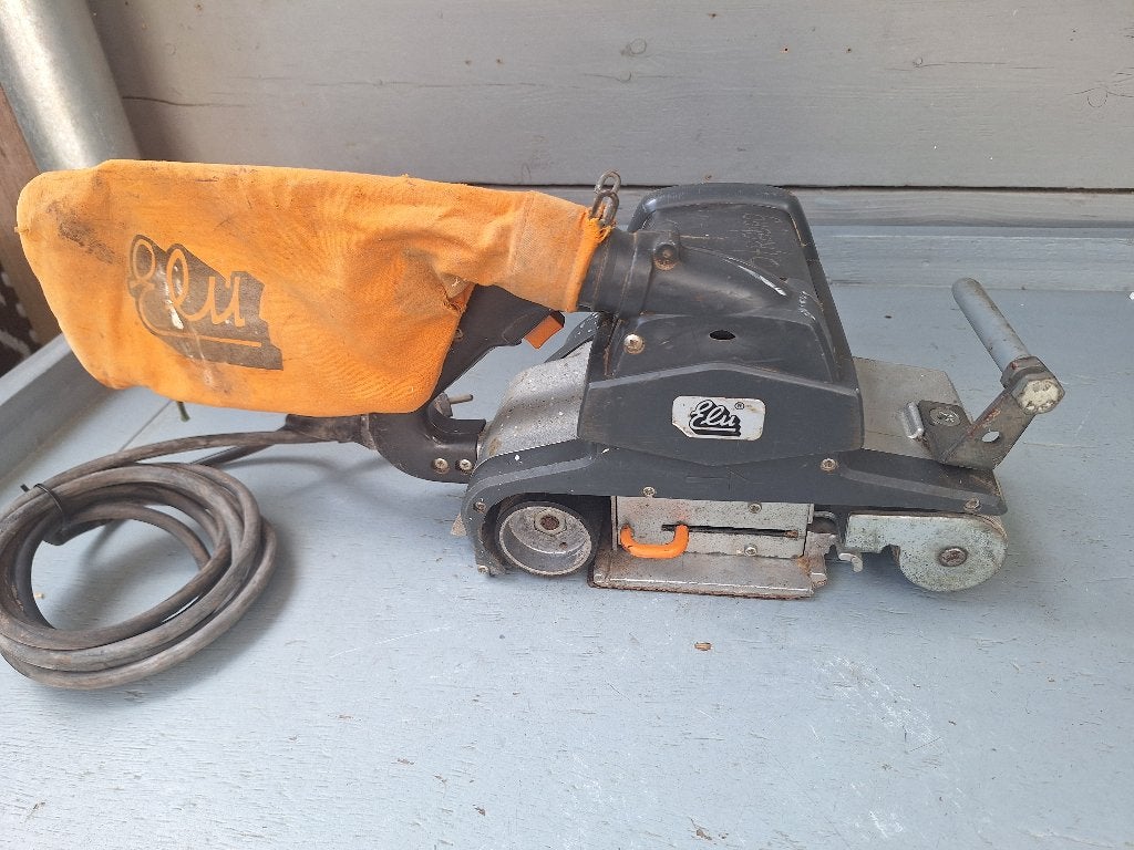 Elu MHB90 bandschuurmachine 1010w, Ophalen of Verzenden, Gebruikt, 600 tot 1200 watt, Bandschuurmachine
