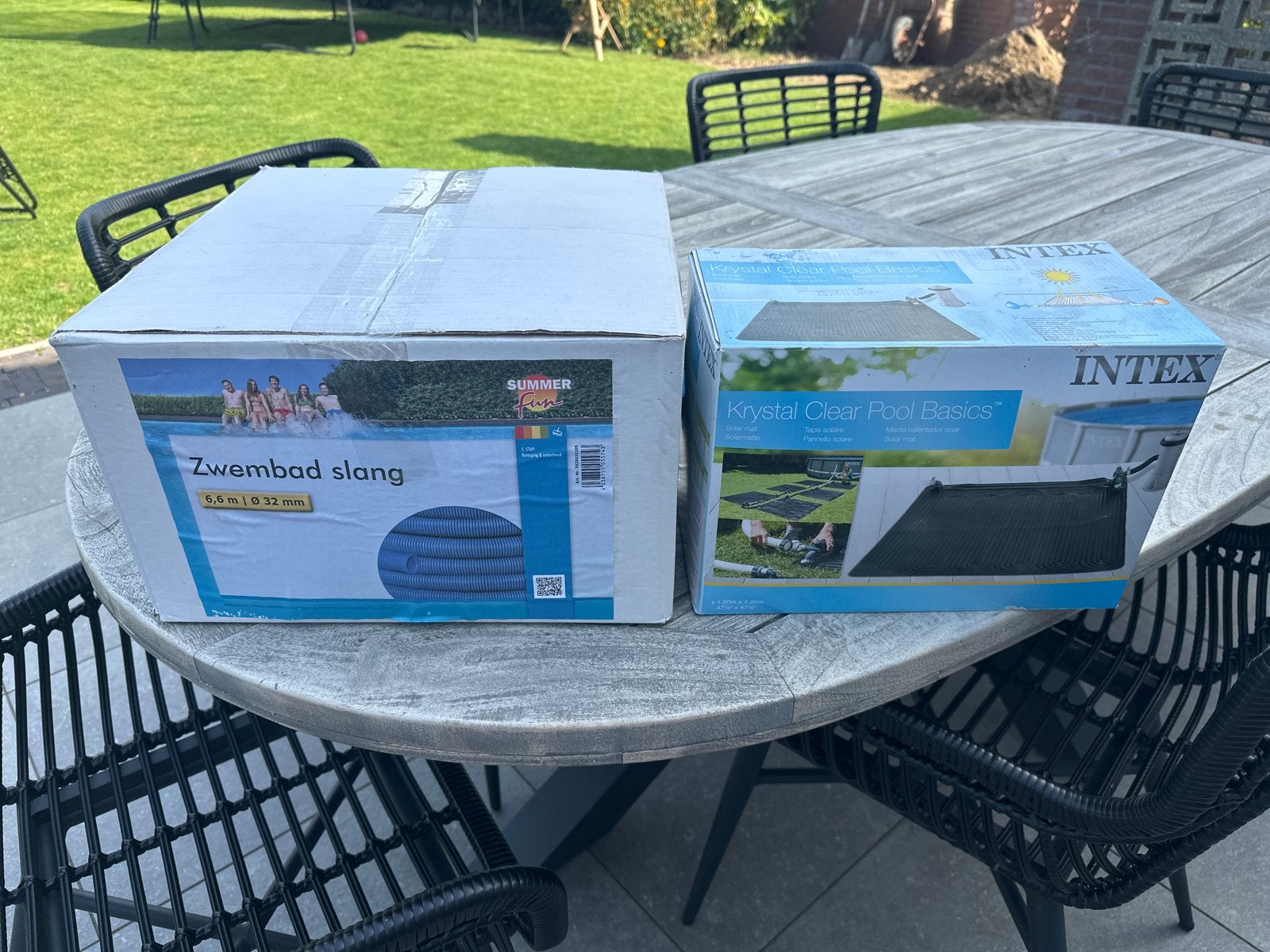 Zwembad slang en Intex zonnecollector, Ophalen, Nieuw, Verwarming