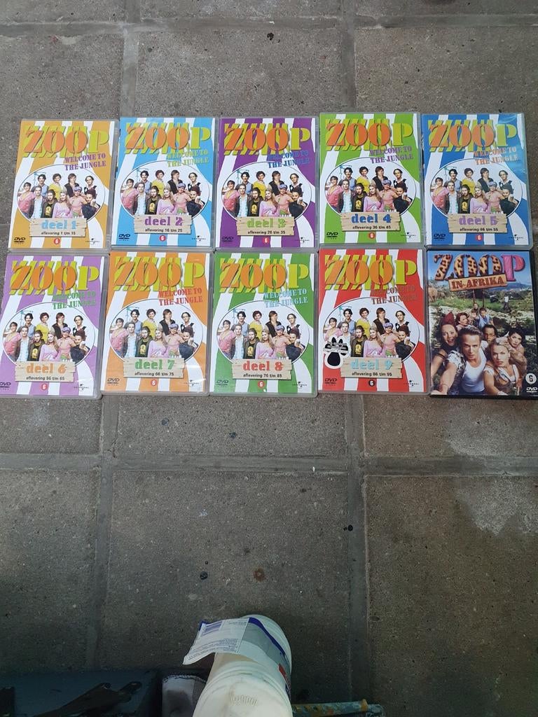 10x ZOOP dvd, Cd's en Dvd's, Alle leeftijden, Ophalen of Verzenden, Zo goed als nieuw
