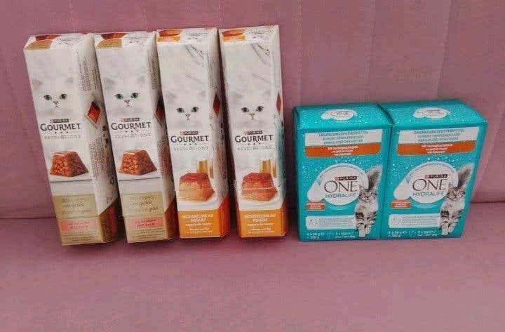 6 x kattenvoer plus 1 zakje soep, Ophalen of Verzenden, Kat