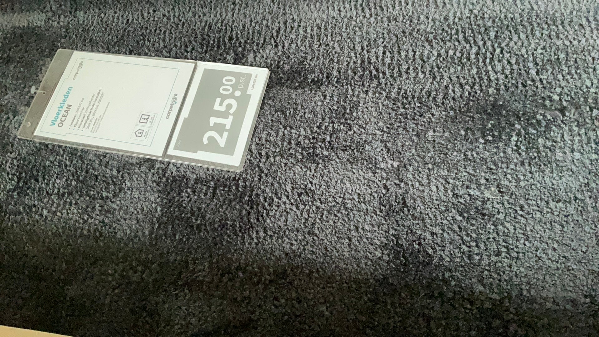 Nieuw Carpetright Ocean vloerkleed 1.60 m bij 2.30 m, Ophalen, 150 tot 200 cm, Grijs, Rechthoekig