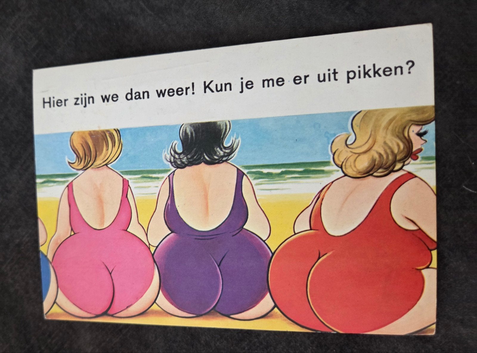 Hier zijn we dan weer! Kun je me er uit pikken?, Verzenden, 1960 tot 1980, Gelopen, Overige thema's